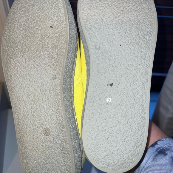 Fiorucci Neon Yellow leather Sneaker size:40 Made from Italy - Picture 4 of 8